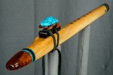 Hawaiian Sandalwood Native American Flute, Minor, Mid F#-4, #J37H (1)